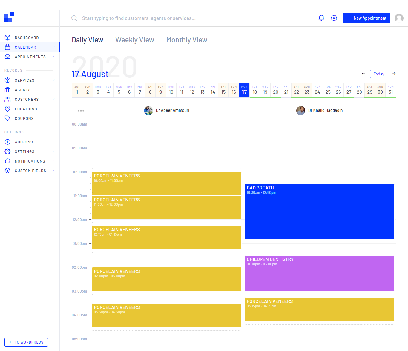 admin panel login page